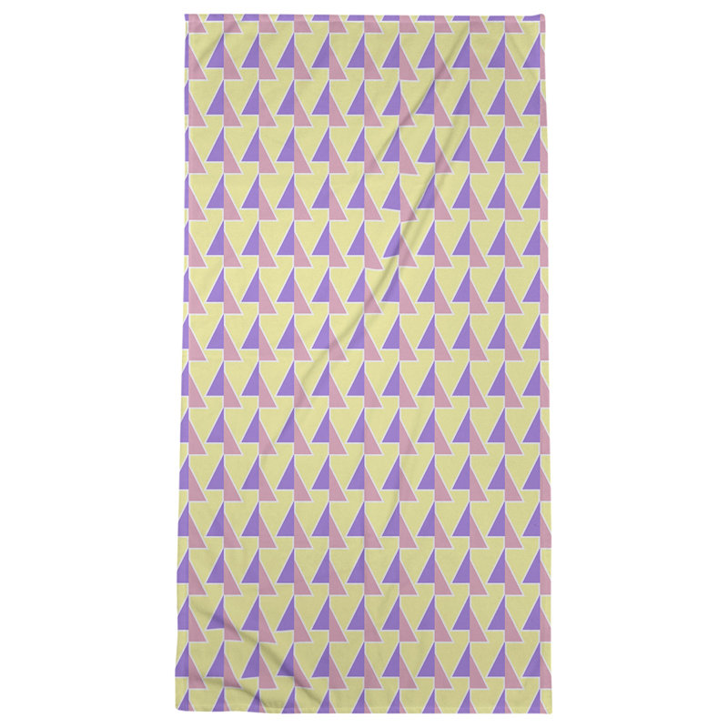 Jordao Beach Towel, Purple/Yellow/Pink