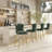Maghull Upholstered Counter Stool with Metal Frame-1422407904