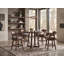 Upholstered Counter Stool with Solid Wood Frame-1345376004-1345376005