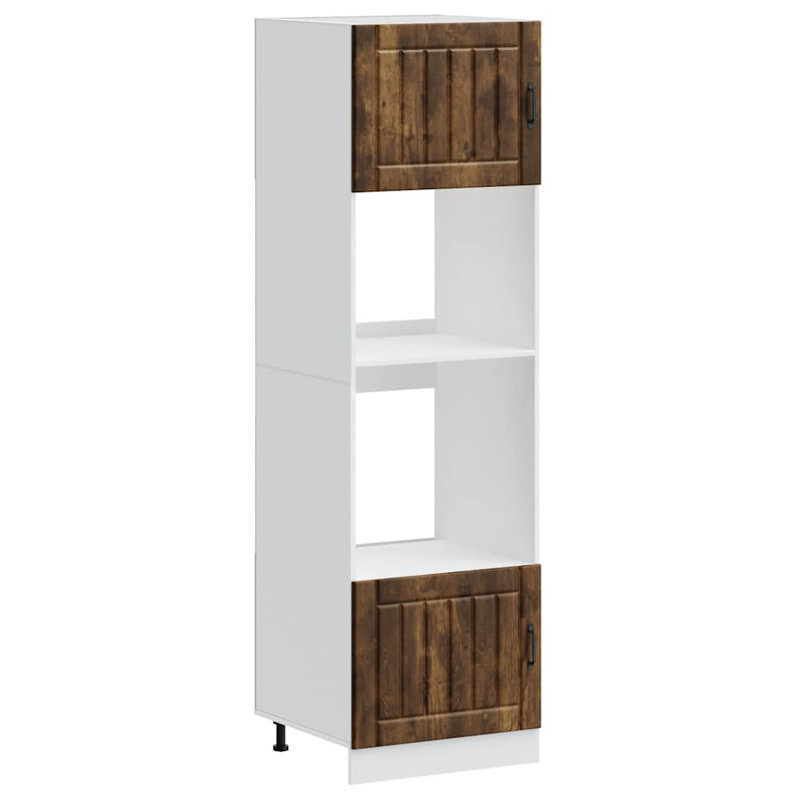 Lucca Oven Cabinets Lucca, Smoked Oak