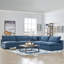 Ensemble de canapé modulaire rembourré en duvet 5 pièces Copper Grove Hrazdan-946131262