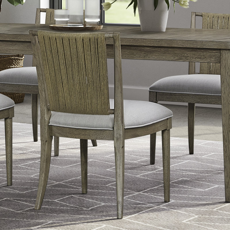 Houserville 6 Person Rectangular Dining Table Set, 7 Pieces: Table, 6 Chairs