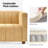 Anorea 81.5" W Boucle Fabric Channel Tufted Sofa-104234511