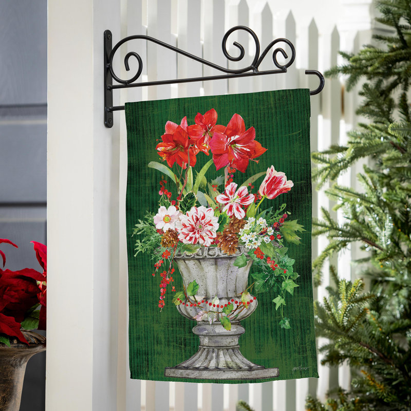 Drapeau de jardin de Noël en suède