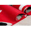 Tapis abstrait rouge / noir / argent Linnea-32557523