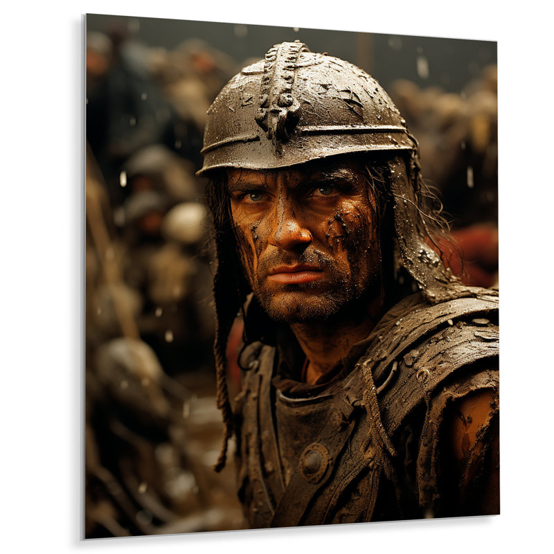 Légion romaine antique II - art mural militaire en métal, H 32 po x l 24 po x P 1 po