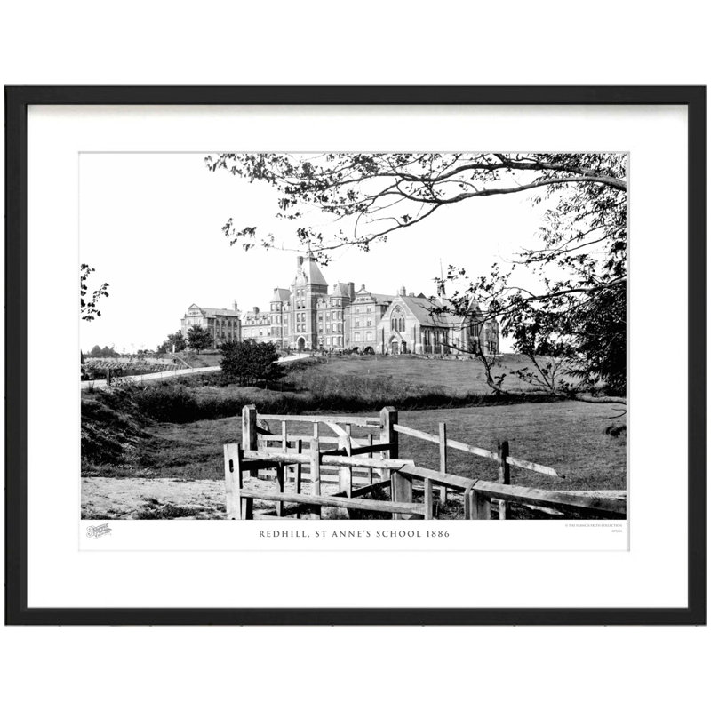 Redhill, St Anne's School 1886 by Francis Frith - Single Picture Frame Print, 60cm H x 80cm W x 2.3cm D