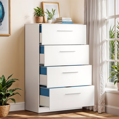 Alajha 31.5'' Wide 4 -Drawer File Cabinet