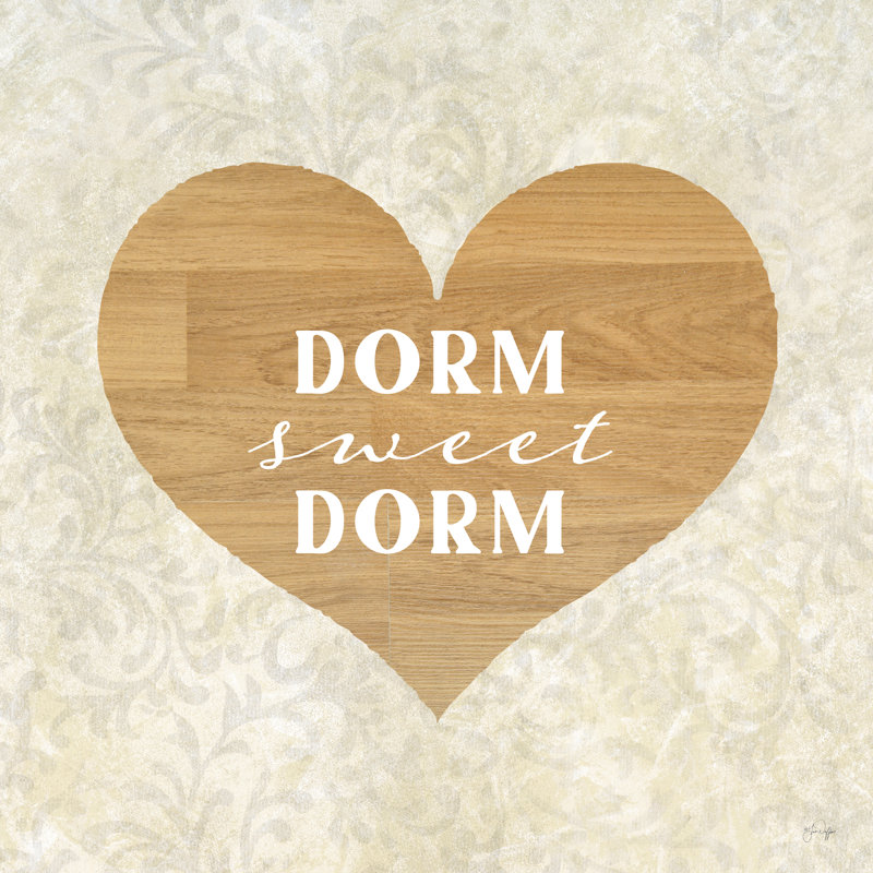 Dortoir Sweet Dorm, H 12 po x l 12 po, Non, Toile tendue