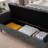 Upholstered Storage Bench With Rolled Armrest-1003306478