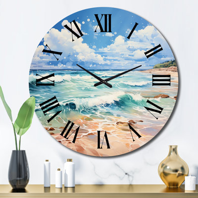 Horloge murale relaxante Beach Breezes II