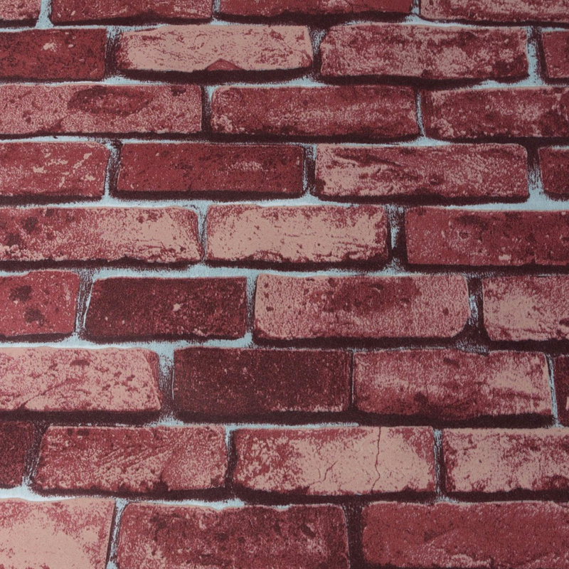 Alivyah 3.74m x 0.208m Wallpaper Roll, Red