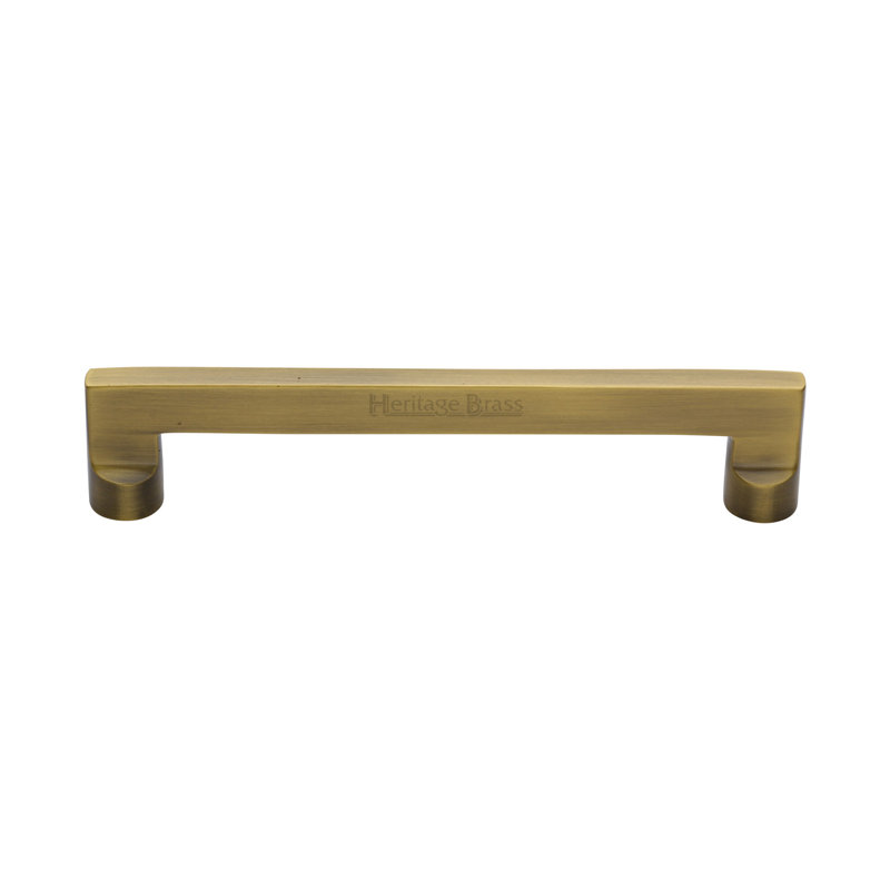 Heritage Brass Heritage Cabinet Pull Apollo Design, Antique Brass, 1cm H x 11.5 cm W x 3.5cm D