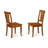 5 Piece Dining Room Furniture Set Includes an Oval Kitchen Table with Butterfly Leaf and 4 Dining Chairs, 42x60 Inch, Saddle Brown-1705513523-1726765774-1726765775