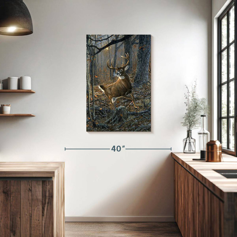 Brampt Buck Fever, 36" H x 24" W