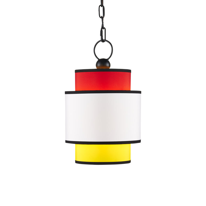 Mathias 1 - Light Pendant, Multi-Color/Satin Black