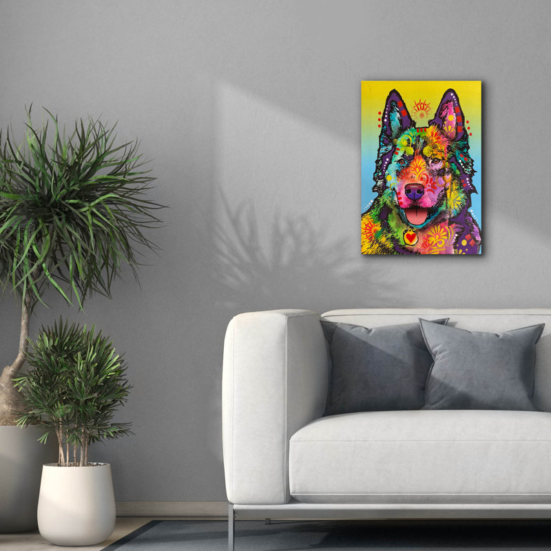 «Still Love» par Dean Russo, art mural sur toile, H 26 po x l 18 po x P 0,75 po