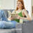 Januelle Bujesily Chenille U Shaped Couch Large Pull Out Sleeper With Chaise Sectional Sofa Modular Couch With Storage Ottoman Storage Seat-1696633304