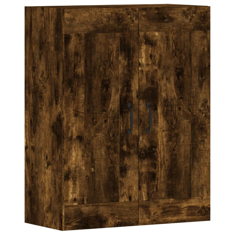 Meshkah Freestanding Bathroom Cabinet, Smoked Oak