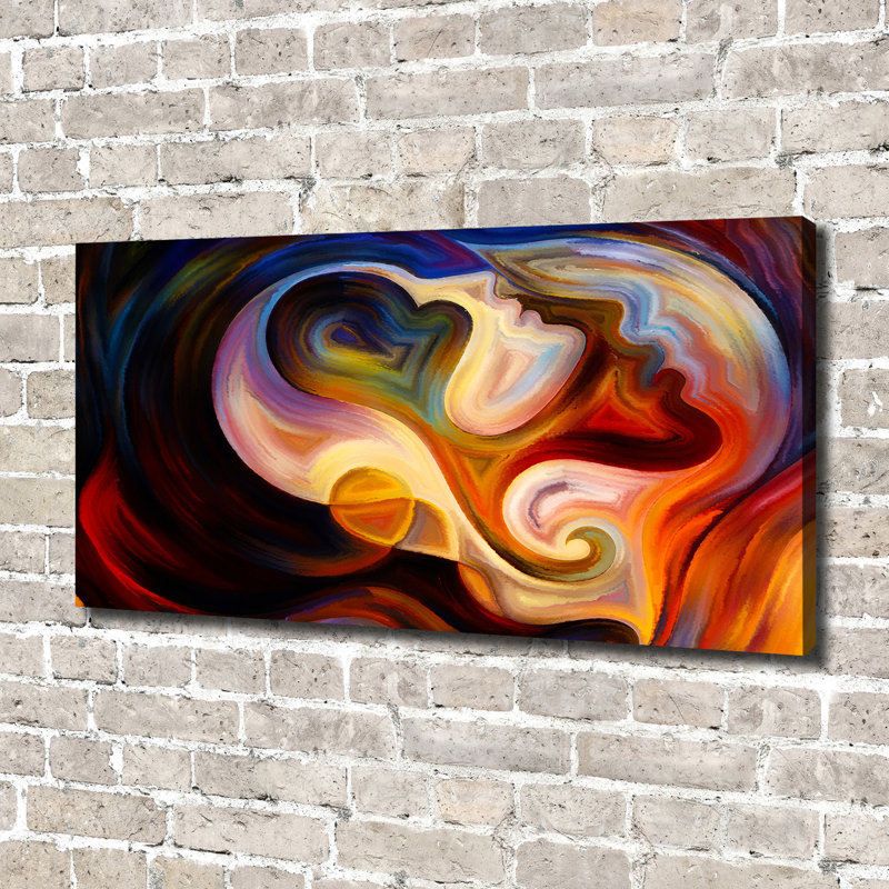 Abstraction - No Frame Print on Glass, Canvas, 70cm H x 140cm W x 2cm D