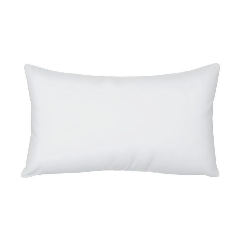 16" X 24" White Throw Pillow Insert