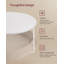 Table ronde avec panier en tissu-1214220503