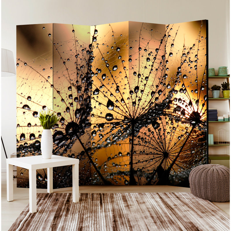 Orona Solid Wood Folding Room Divider, 5