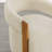 Upholstered Dining Chair with Hidden Casters  -876637689