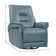 Carnegie 33" Leather Power Glider Swivel Recliner with Adjustable Headrest - Powered By Freemotion