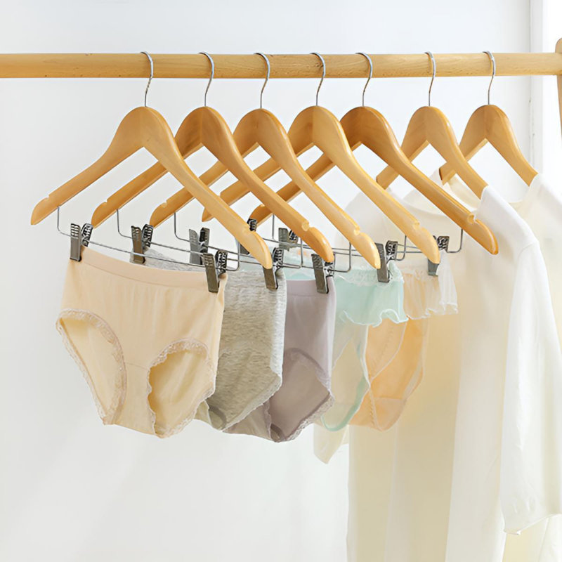 Cintres à vêtements en bois massif - Essentiels pour garde-robe de qualité supérieure, 30