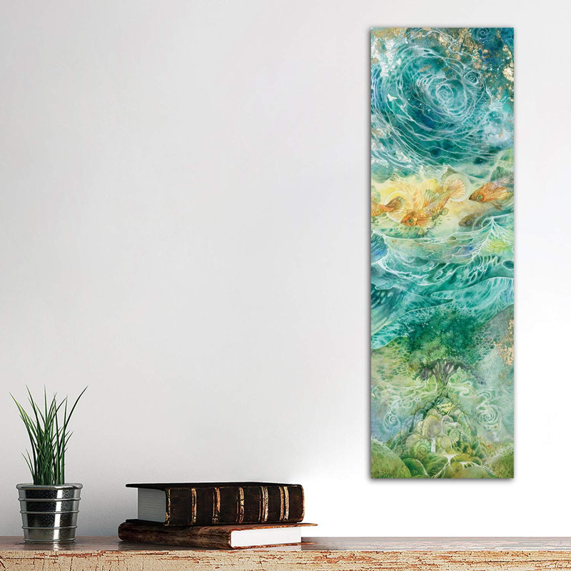 Inversions I by Stephanie Law - Wrapped Canvas Painting, 91.44cm H x 30.48cm W x 1.91cm D