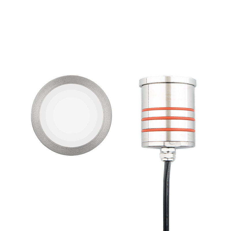 Low Voltage Integrated LED Metal Well Light, Stainless Steel, 3000K 