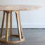 Table ronde en bois de manguier-1883530112