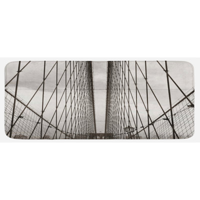 Modern & Contemporary Synthetic Kitchen Mat