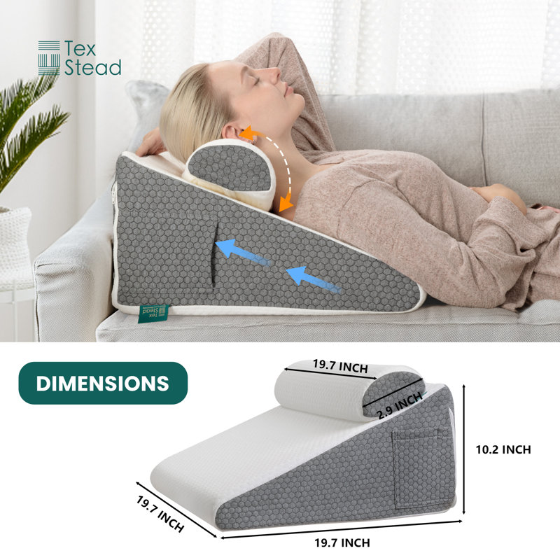 Coussin Wedge - Gris foncé, Gris foncé