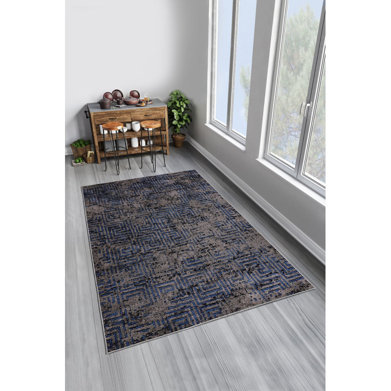 Eco-Friendly Area Rug, 100% Polyester, 31.5 x 47.2 inches | 650 g/m², 0.16 in Pile Height | Antibacterial, Non-Slip PVC Dot Underside | Machine Washable, Perfect for Living Room & Bedroom Decor