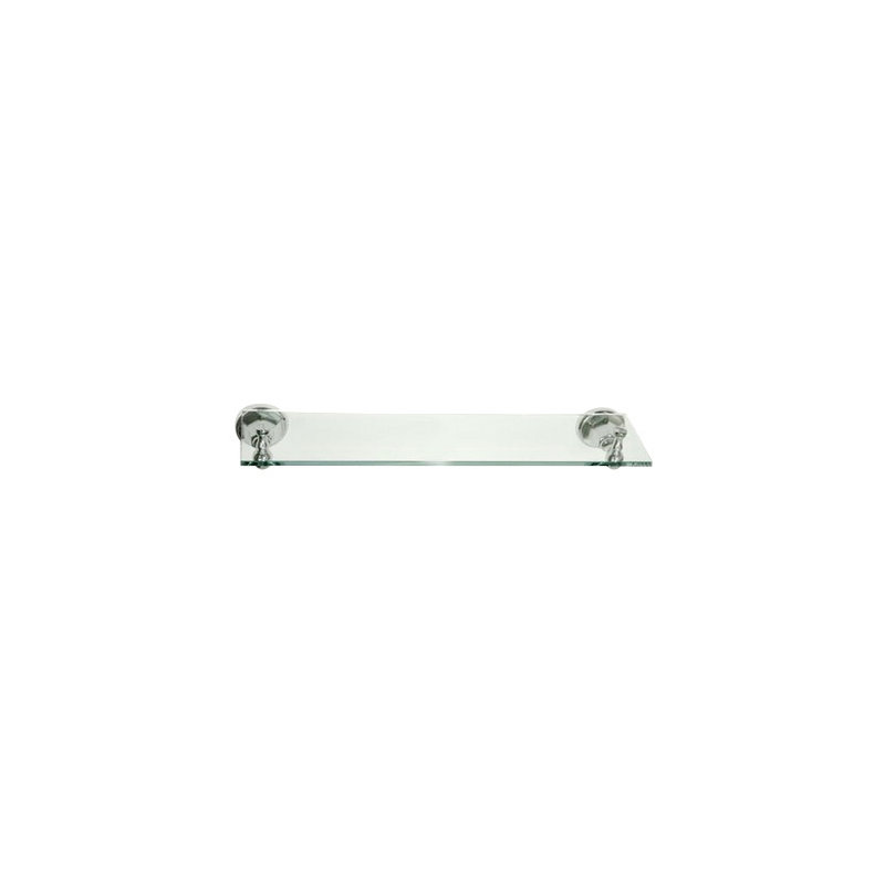 Metropolitan Bracket Shelf, Polished Chrome