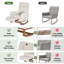Chaise berçante avec repose-pieds Teedy-228369177