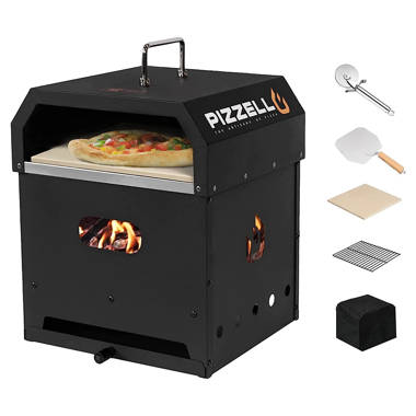 U-MAX Steel Freestanding Wood Burning Pizza Oven u0026 Reviews - Wayfair Canada