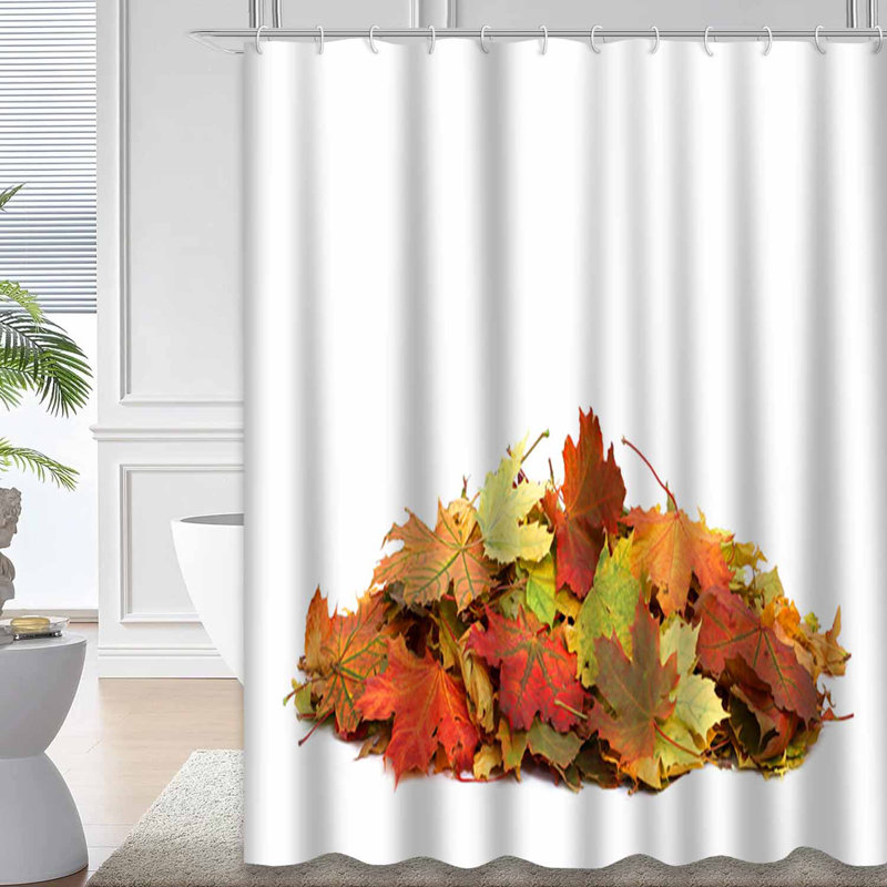 Rideau de douche Autumn Autumn Leaves, L 72 po x l 84 po