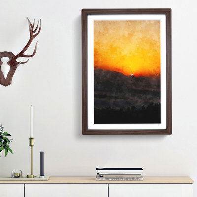 Indian Sunrise - Framed Print