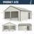 Large Metal Storage Shed Garage Shed-100704647
