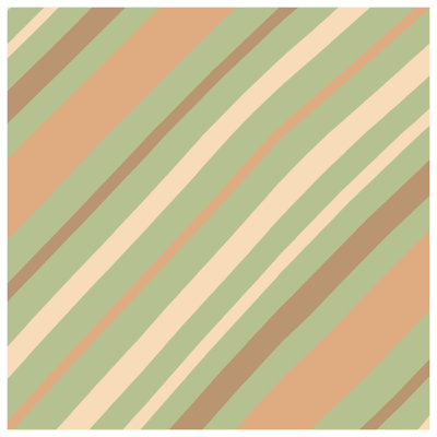 Beige Brown Diagonal Stripes Comforter