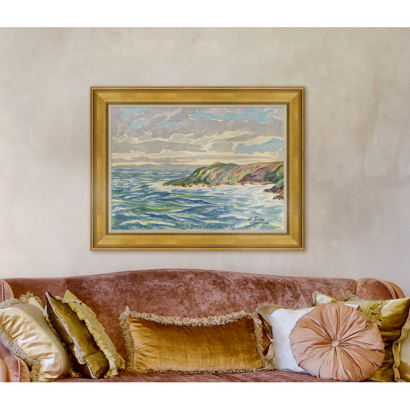 «Pointe de Minard II» par EJ Jouan - Peinture sur cadre simple