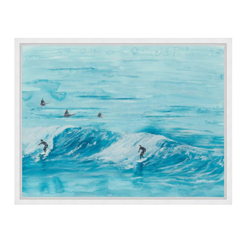 Swell par Sara Brown - peinture, H 30 po x l 40 po x 1,5 po, Plexi