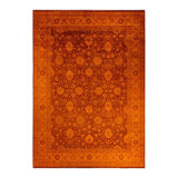 Fine Vibrance One-of-a-Kind 8'10" X 12'4" Hand Knotted Area Rug