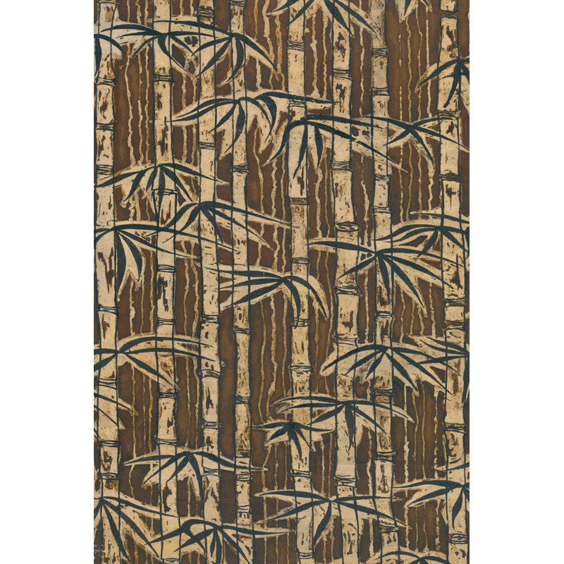 Bamboo Design I - Painting on Canvas, 30cm H x 20cm W, Wrapped Canvas