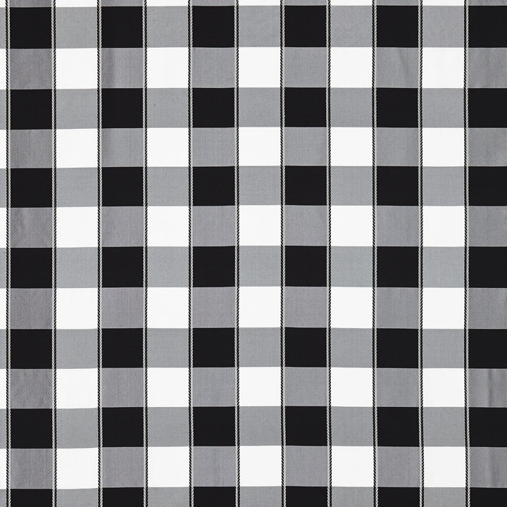 Tissu à carreaux Oriana Chelsea, Onyx
