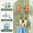 4-Tier Adjustable Corner Shower Caddy Tension Pole, Rust-Resistant, 47-121 Inch, No-Drill Installation, Silver Gray-1393852007
