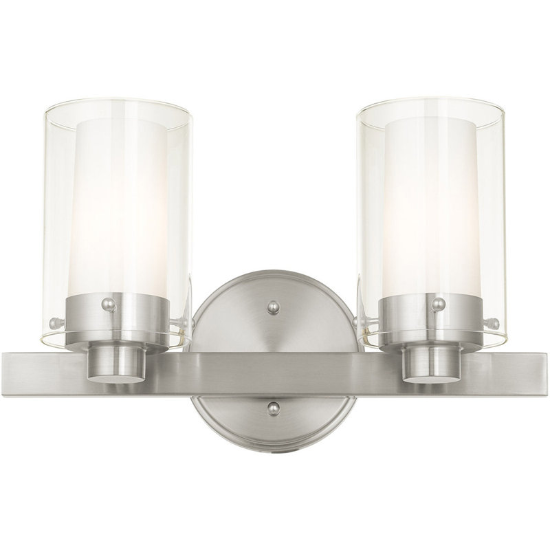 Midtown 2 - Light Vanity Light, Brushed Nickel